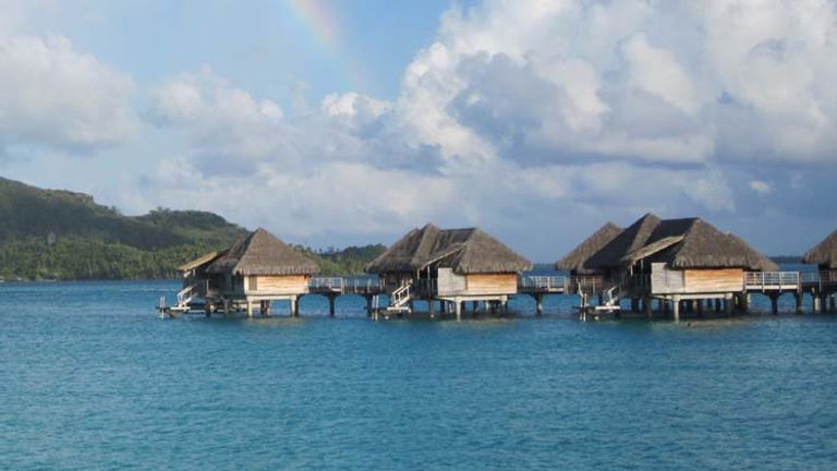 A honeymooner’s dream, Bora Bora is widely considered to be one of the best islands in the world. // © 2014 Skye Mayring