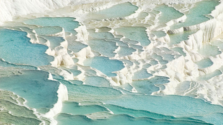 Pamukkale is Turkish for 'cotton castle.' // © 2015 iStock