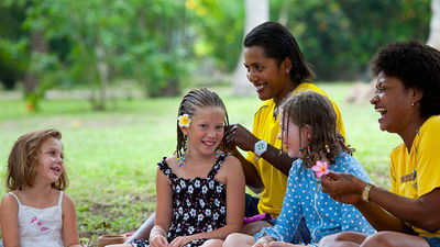Resorts in Fiji offer an array of fantastic kids' clubs, including Castaway Kids’ Club at the Castaway Island, Fiji resort. // © 2014 Castaway Island, Fiji