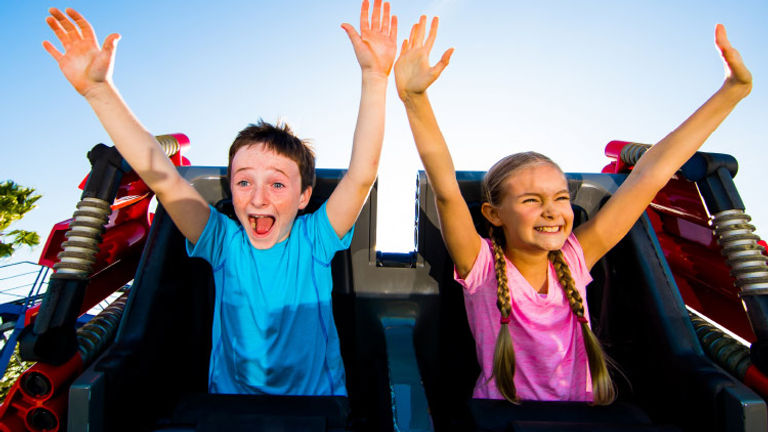 For instance, Legoland Florida has mellow roller coasters for young kids. // © 2017 Legoland Florida