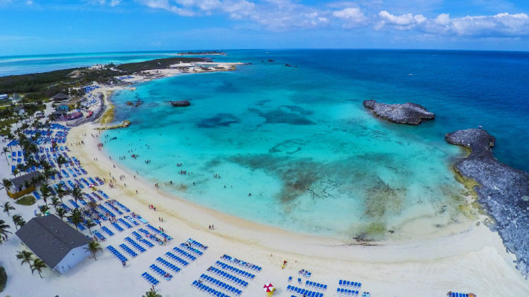 Great Stirrup Cay is used by Norwegian Cruise Line, Oceania Cruises and Regent Seven Seas Cruises. // © 2018 Norwegian Cruise Line