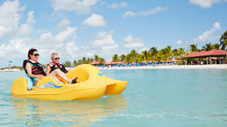 Guests can do a variety of watersports at Princess Cays. // © 2018 Princess Cruises