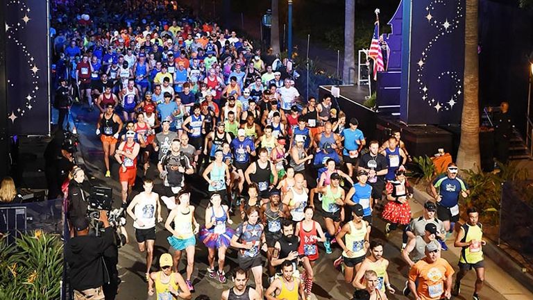 RunDisney races range from full marathons to a “Diaper Dash” for babies. // © 2017 Disneyland Resort