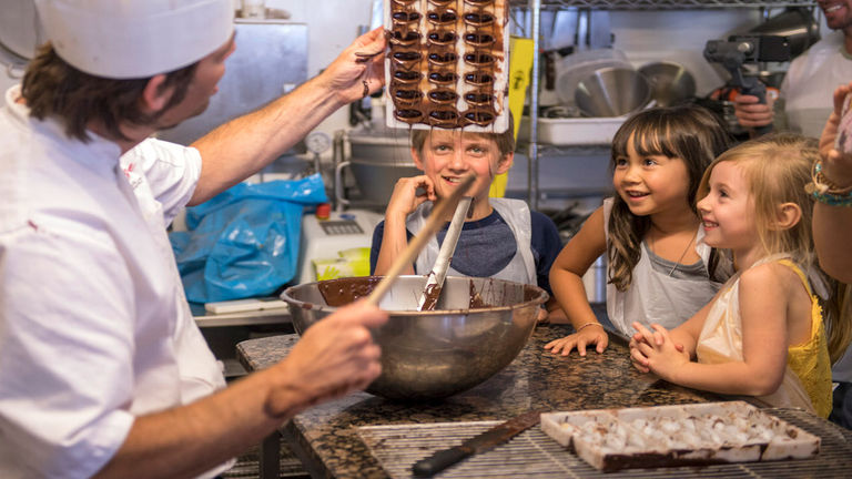 Chocolate making at Lorge Chocolatier in Kenmare is another pit stop on the itinerary