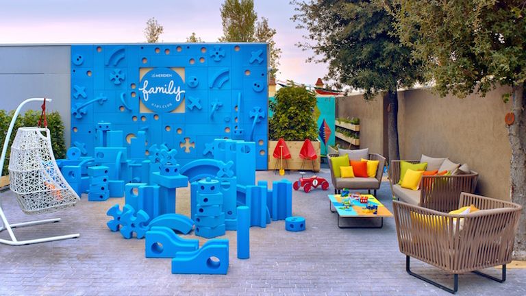 Transformable, interactive play spaces get Le Meridien kids’ clubs guests playing creatively. // © 2016 Le Meridien Hotels