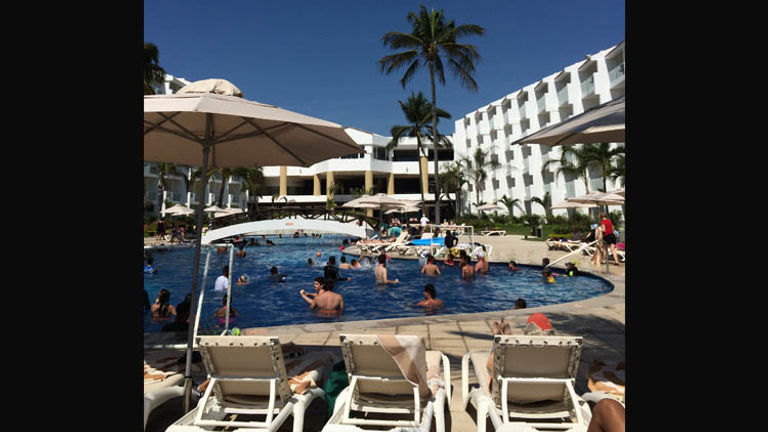 Marival Resort & Suites Nuevo Vallarta has high-energy programming and multiple pools. // © 2015 Chelsee Lowe