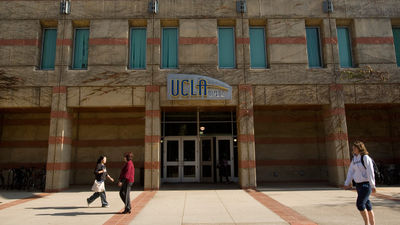 When visiting UCLA in Los Angeles, prospective students can check out student organizations and the campus's oldest coffee shop in Ackerman Union and the adjoining Kerckhoff Hall. // © 2015 UCLA
