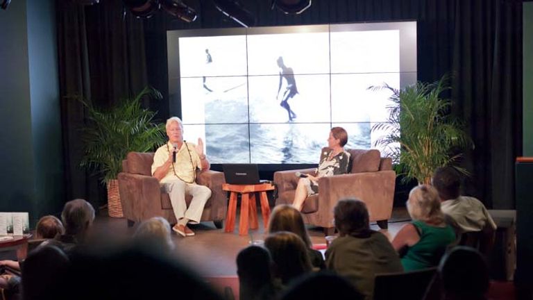 Story-driven venue Surfer, The Bar hosts musical performances and talk-story sessions that highlight North Shore talent. // © 2015 Turtle Bay Resort