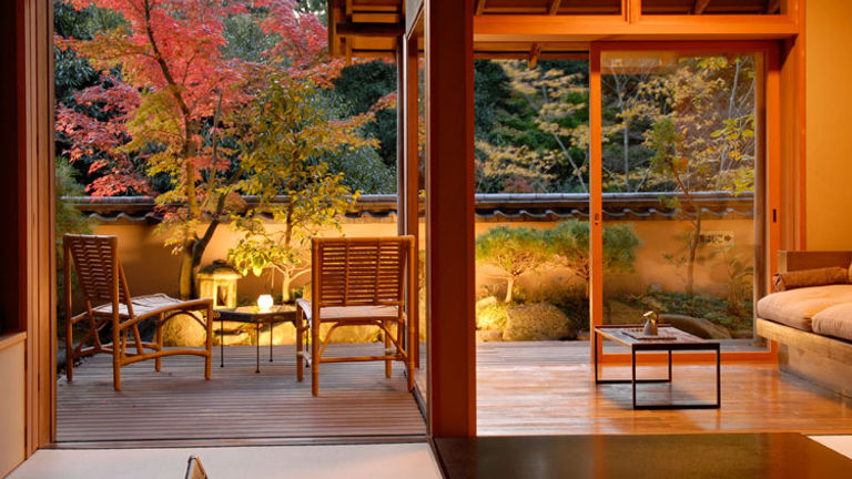Gora Kadan is a traditional Japanese ryokan with open-air and indoor baths. // © 2016 Gora Kadan