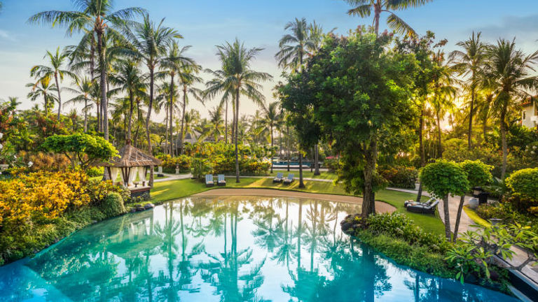 The Laguna has seven landscaped lagoons and pools. // © 2017 The Laguna, a Luxury Collection Resort & Spa, Nusa Dua, Bali