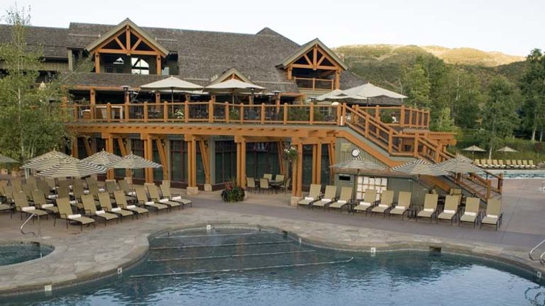 Guests at The Villas Snowmass have exclusive access to Snowmass Club, which has four pools, a 19,000-square-foot athletic room and a full spa. // © 2014 Destination Hotels & Resorts