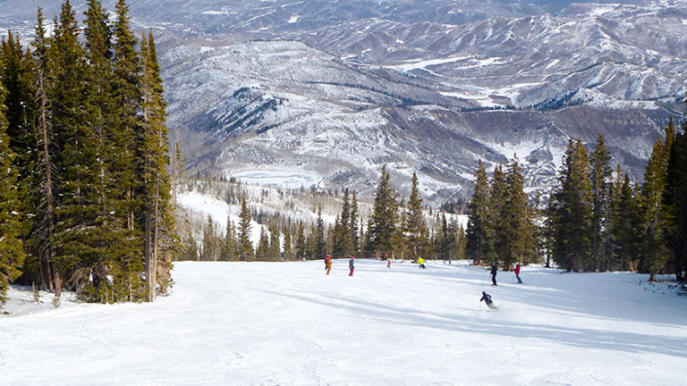 Views of downtown will greet clients skiing down Aspen Mountain. // © 2015 Zorianna Kit