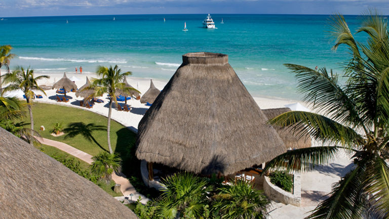 While it’s only 30 miles south of Cancun, Maroma Beach has a serene sophistication light-years away from the frenetic pace of Cancun. // (c) 2013 Mexico Tourism Board