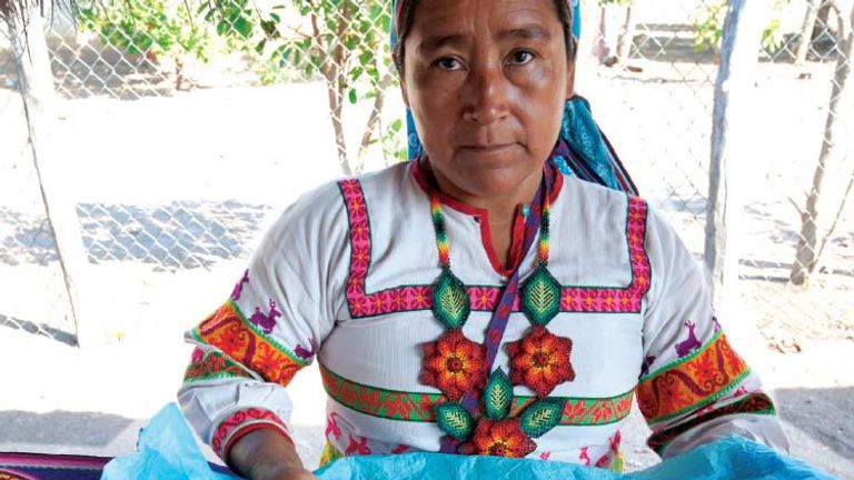 Huichol art on display // © 2015 Riviera Nayarit CVB