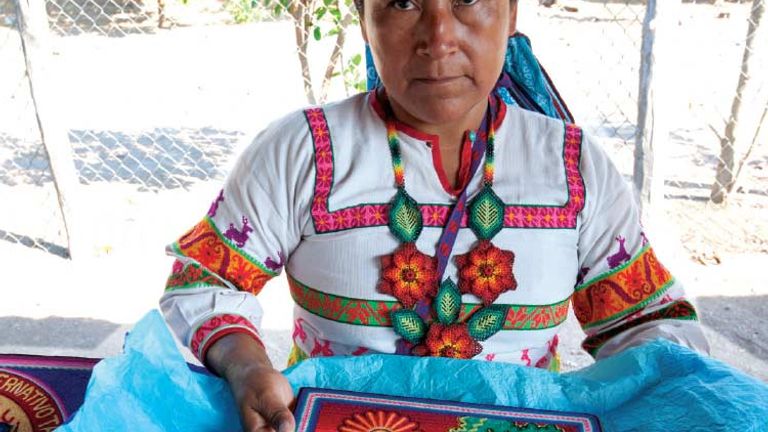Huichol art on display // © 2015 Riviera Nayarit CVB