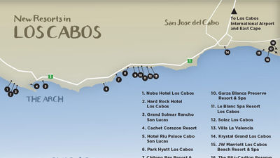 Los Cabos is seeing many new hotels as well as renovated properties. // © 2017 TravelAge West