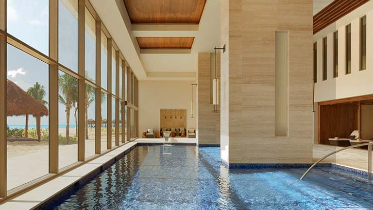 The beachfront Zen Spa is Maya-inspired. // © 2016 Hyatt Ziva Cancun
