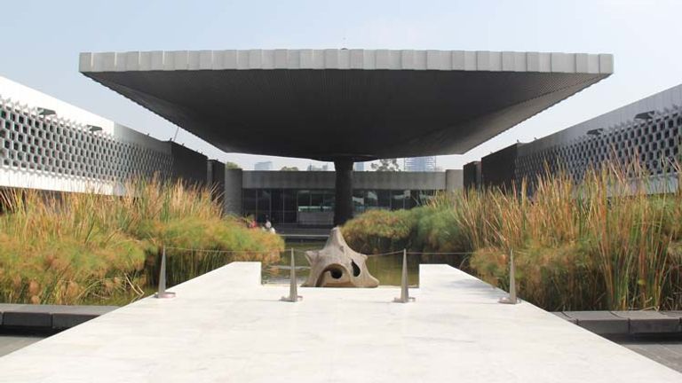 Brush up on Mexican history and peruse the world’s largest collection of ancient Mexican art at the Museo Nacional de Antropologia, located in Chapultepec Park. // © 2014 Mark Chesnut