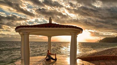 The practice of yoga has grown far beyond its Indian roots, giving visitors to Mexico plenty of spaces to get into the zone. // © 2016 Mexico Boutique Hotels