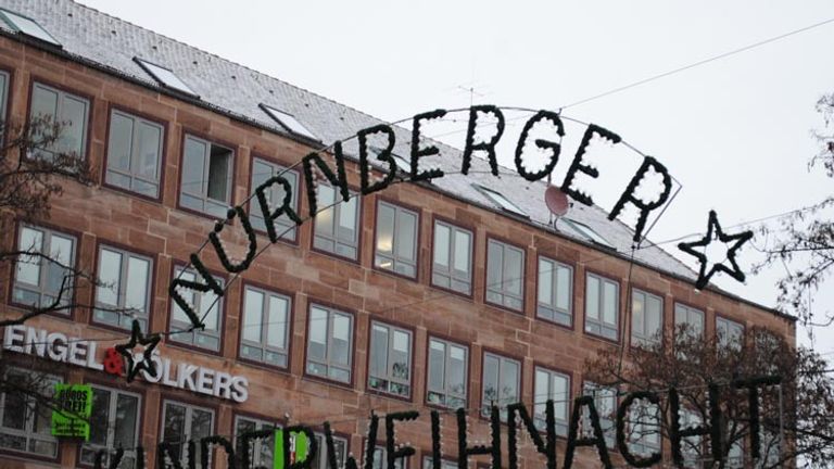 Nuremberg has one of the oldest and largest Christmas markets. // (c) 2013 Janeen Christoff