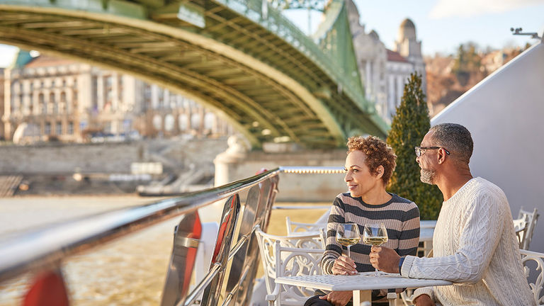 Most riverboats offer a range of dining options.