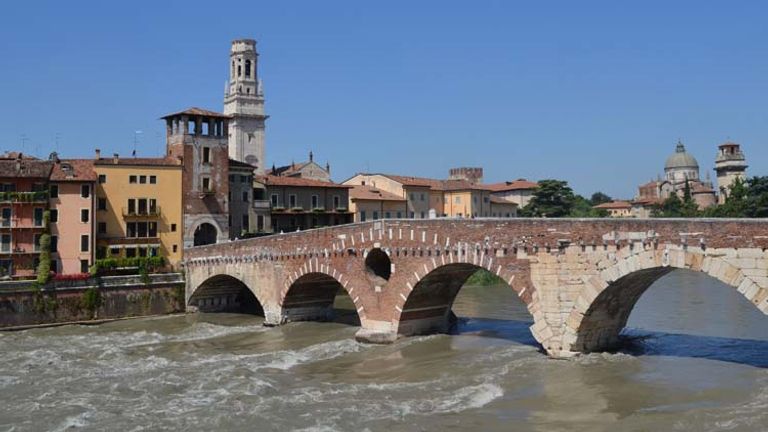 Verona is situated along the Brenta River. // © 2013 Skye Mayring