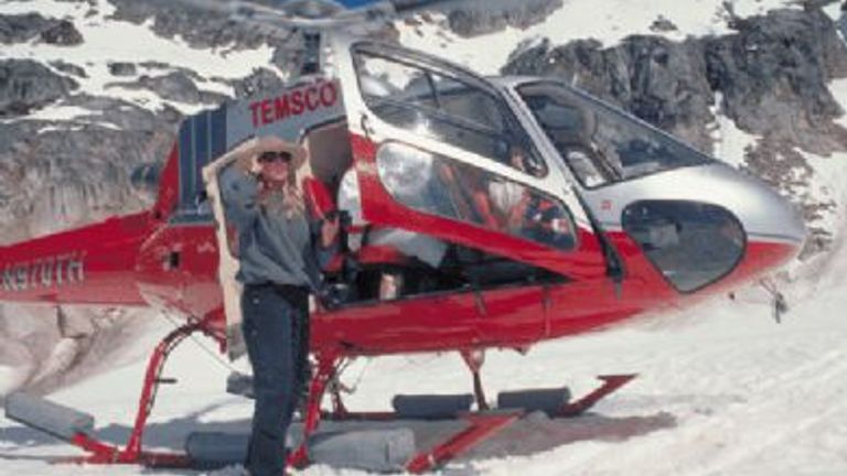 Helicopter tours are another option in Skagway. © 2008 Frank Flavin/Alaska Travel Industry Association