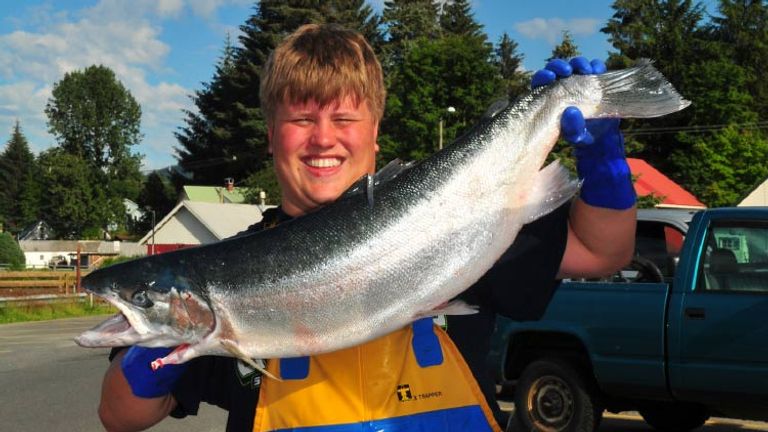 A big catch in Petersburg // © 2015 Christopher Batin