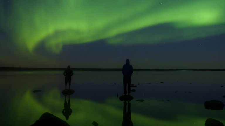 The Northern Lights in Nunavut // © 2015 Arctic Haven
