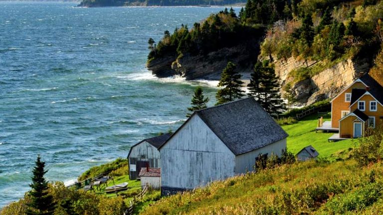 The Gaspe Peninsula, which juts out into the Gulf of St. Lawrence // © 2015 Tourism New Brunswick
