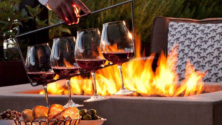The wine list at on-sight restaurant, Jory, was recognized by Wine Spectator with a “Best of Award of Excellence.” // © 2017 The Allison Inn & Spa