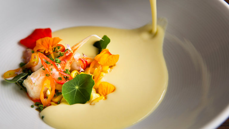 Most ingredients used at Jory are sourced on-site or from local purveyors. // © 2017 The Allison Inn & Spa