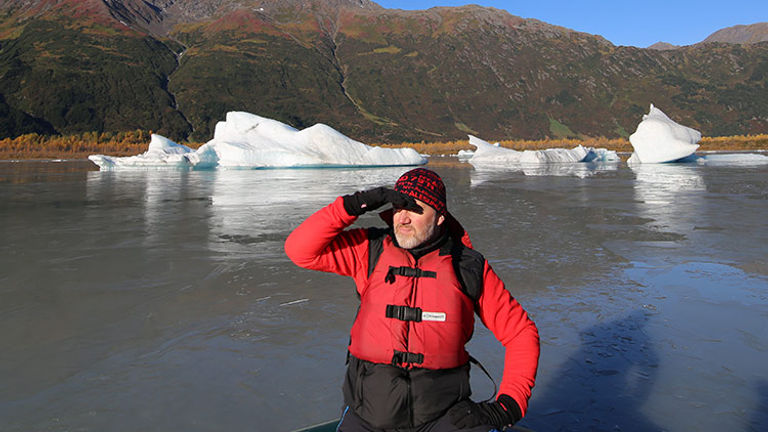 Rafts are able to get closer to the icebergs and glacier, and require no physical work. // © 2017 Mindy Poder