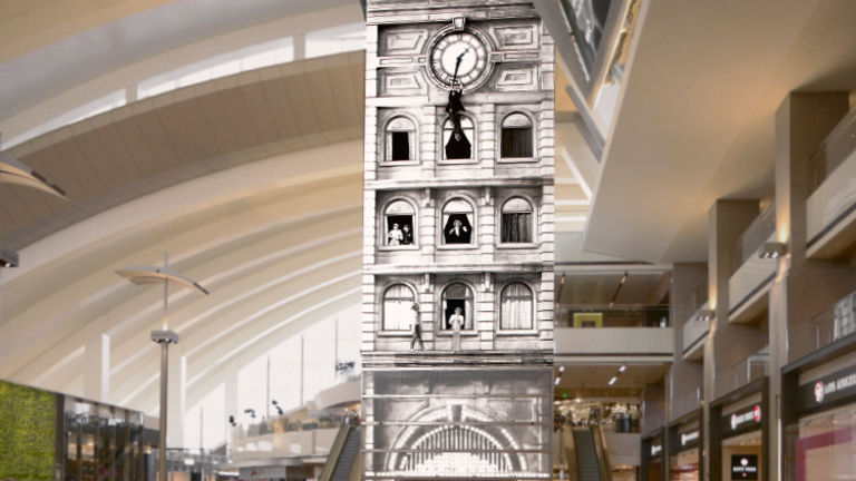 The $1.9 billion updates to Tom Bradley International Terminal include the addition of several large-scale “interactive capsules.” // © 2017 Los Angeles World Airports
