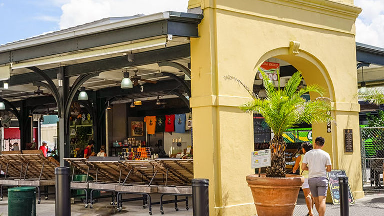 Grab a tasty treat at the popular French Market. // © 2018 Paul Broussard