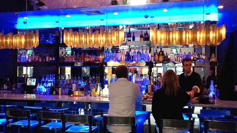 A departure from classical Southern cuisine in Savannah, Ga., Chive Sea Bar and Lounge is set amongst posh decor. // © 2014 Nila Do Simon