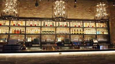 Opening in the location of the former Sahara Hotel and Casino, the SLS Las Vegas Hotel & Casino boasts a modern, urban vibe. // © 2014 Robin Rockey
