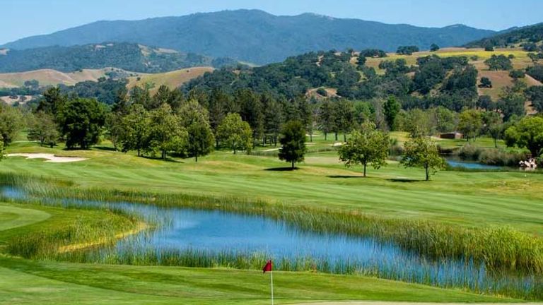 There are numerous activities offered beyond horseback riding, such as golfing one of the two golf courses. // © 2018 Alisal Guest Ranch & Resort
