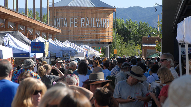 Santa Fe Railyard Arts District in New Mexico features art galleries, restaurants, a brewery and a farmers’ market. // © 2015 MarkKane.net