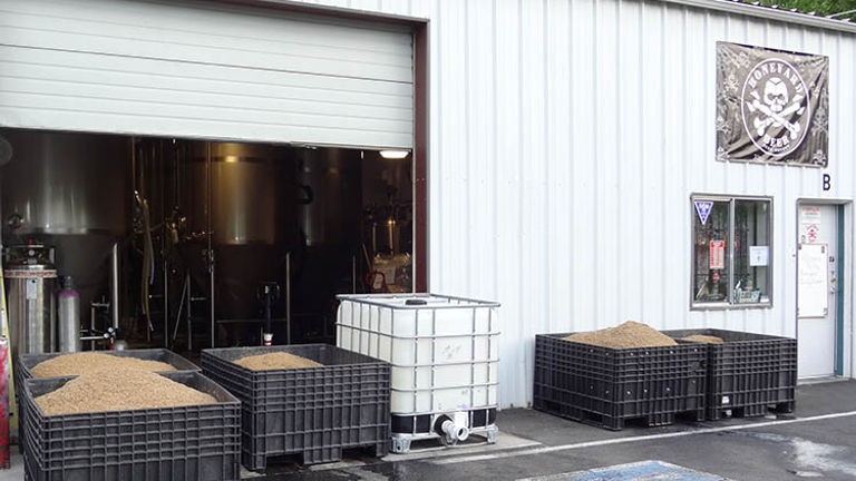 Boneyard Beer started in a converted auto shop with a brewing system made of second-hand equipment. // © 2018 Creative Commons user alworth