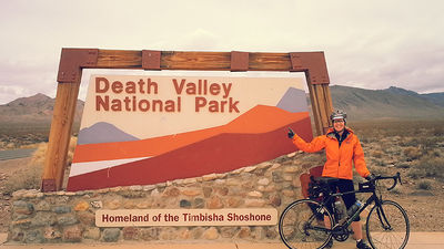 California’s Death Valley National Park offers many varied landscapes and is best visited in non-summer months when temperatures aren’t too hot. // © 2016 Bicycle Adventures