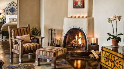 La Fonda on the Plaza recently underwent a multimillion dollar renovation to bring the property back to its 1920s roots. // © 2014 Ryan Heffernan