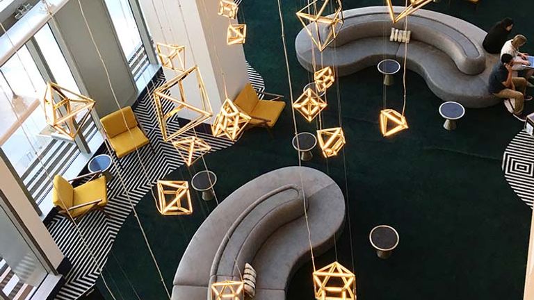 The property has 20,000 square feet of meeting space. // © 2017 Emma Weissmann