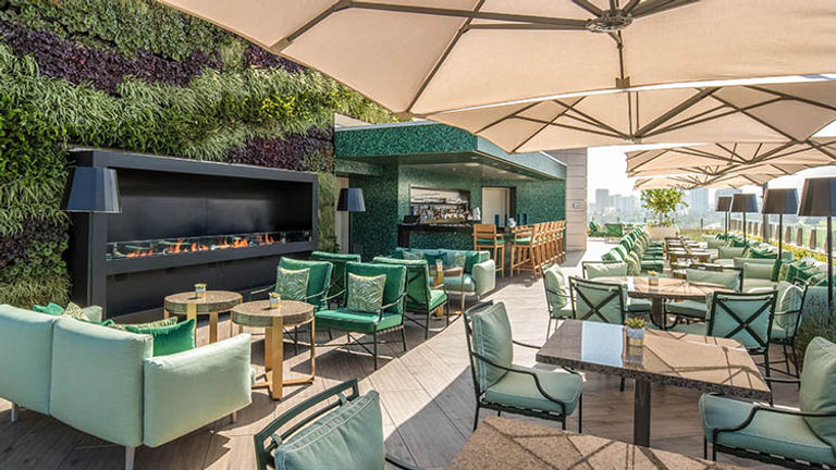 Enjoy gorgeous decor and views, as well as five-star service. // © 2017 Waldorf Astoria Beverly Hills