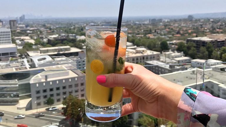 The Rooftop by JG’s Kumquat Mojito is a concoction of Ron Matusalem Platino Rum, mint, Fever-Tree soda water and kumquat. // © 2017 Valerie Chen