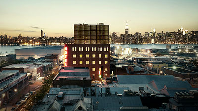 NYC’s Brooklyn has become a destination in its own right; many travelers choose to stay at Wythe Hotel in Williamsburg. // © 2015 Matthew Williams