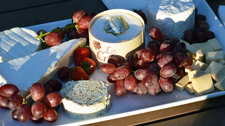 A gourmet cheese plate is included in the Vintner Tour. // © 2015 Valerie Chen