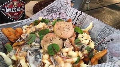 Montreal is a foodie haven, offering ample options for clients who are looking to explore several types of cuisine — including poutine at Chez Jerry. // © 2016 Instagram user @melboudreau