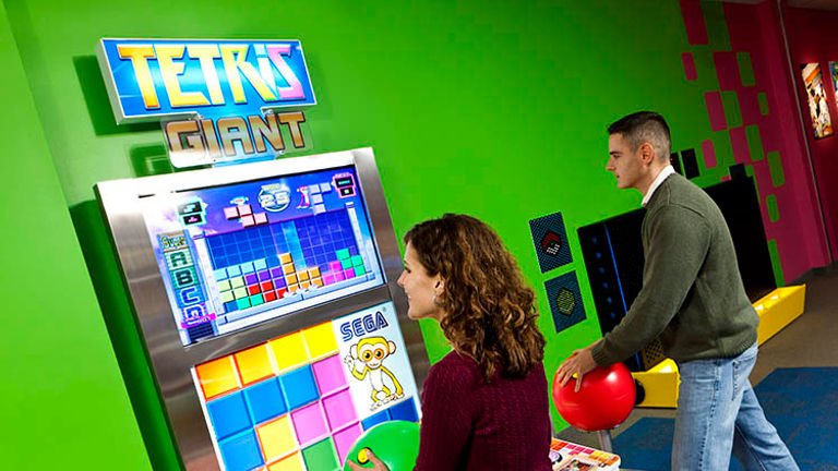 The Strong, also known as National Museum of Play, has the only “Giant Tetris” in North America. // © 2016 The Strong, Rochester, New York