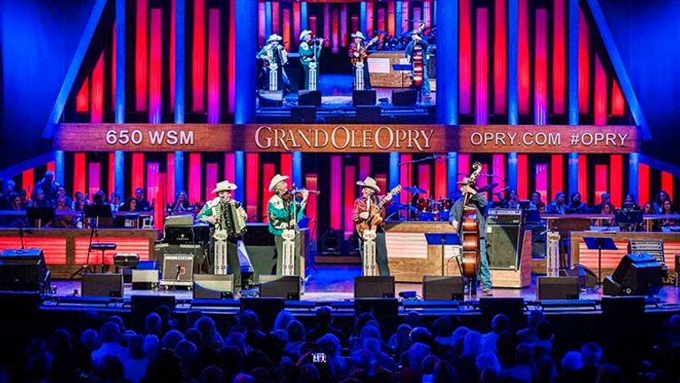Musical group Riders in the Sky, performs at Grand Ole Opry on March 28, 2015. // © 2015 Mark Edward Harris
